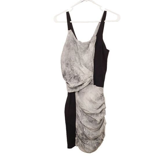 Helmut Lang Graphite and Black Cocktail Dress Size 2 - Picture 2 of 5